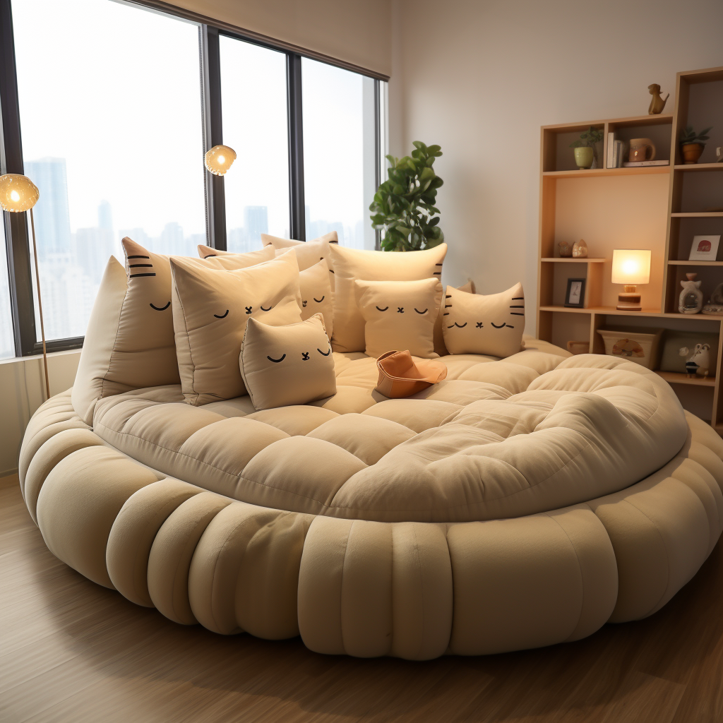 猫猫幻梦:仿生猫床卧室设计-15