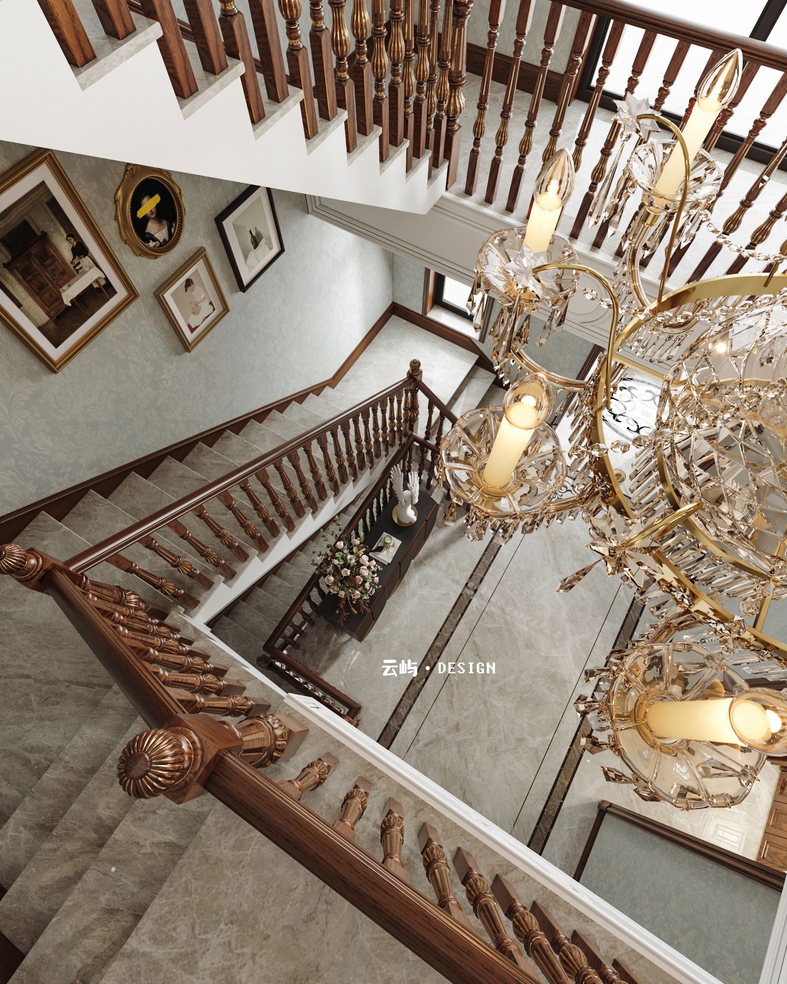 现代轻奢大平层,美式合集-29