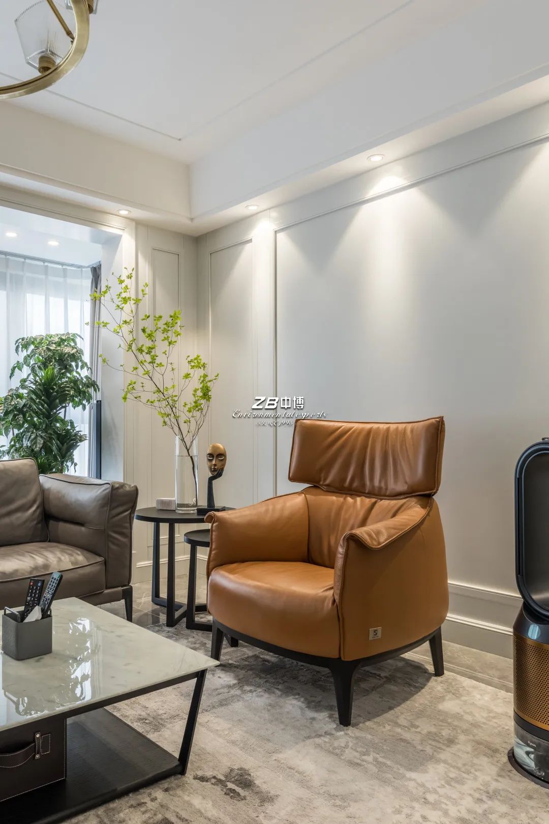 ZB design | 同事115平超有质感的轻奢风，效果好到没朋友！-32