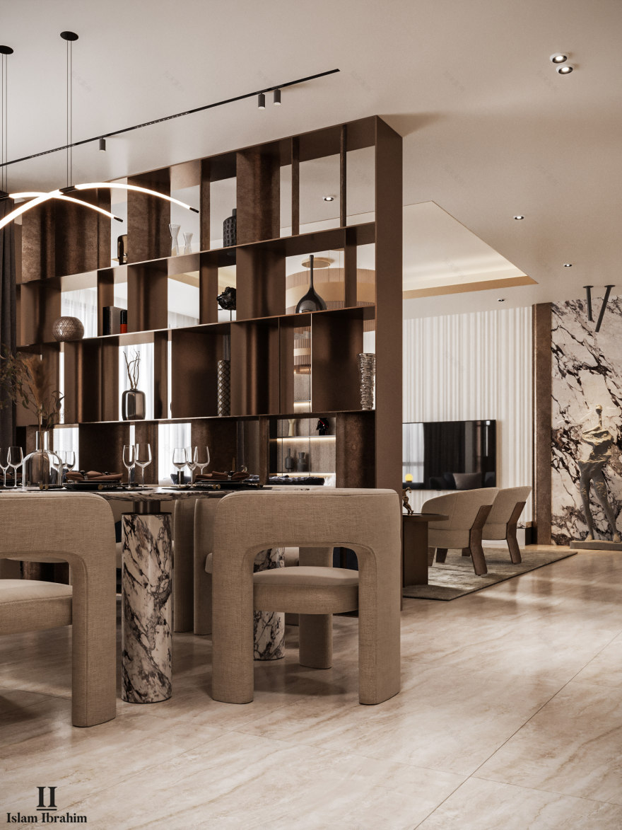 大厅和餐饮设计丨阿联酋丨ISLAM IBRAHIM-2