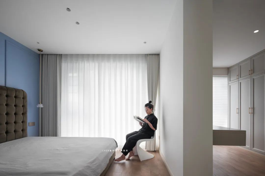 蓝色海洋中的橘红浪漫·田橘海室内设计案例丨LSZ·D 室内设计事务所-22