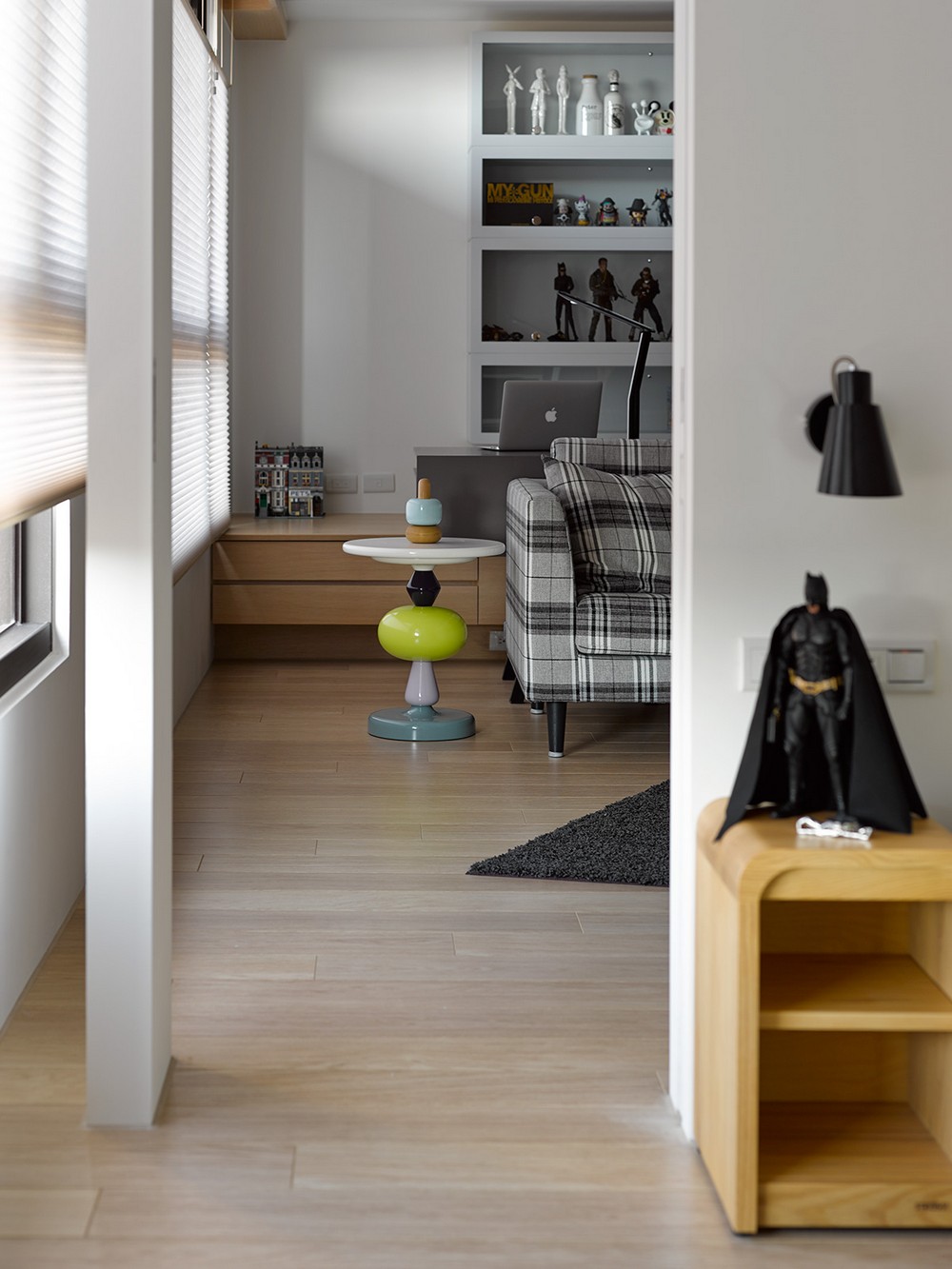 带有整墙置物架的概念风公寓设计丨中国台湾丨Ganna Design Studio-13