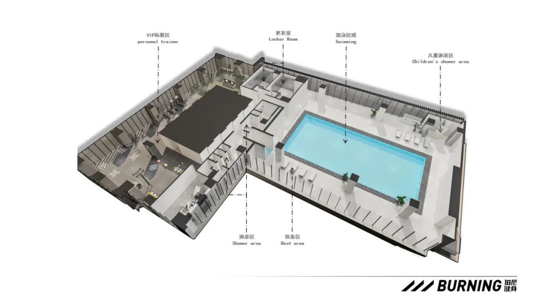 伯尼健身房·BURNING丨中国成都丨辰皓空间设计-63