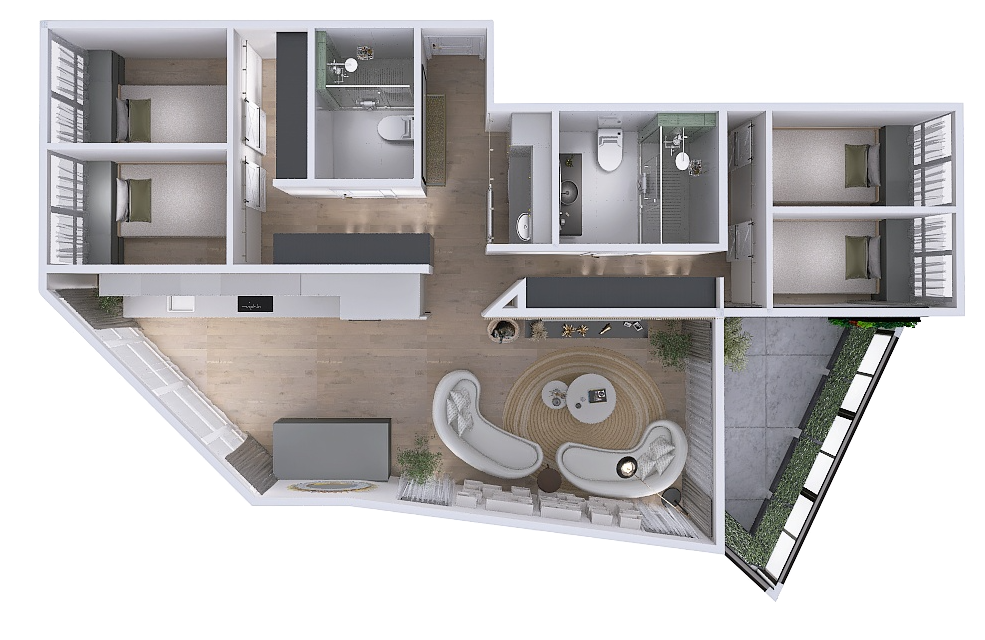 小型学生居住公寓丨澳大利亚黄金海岸-14