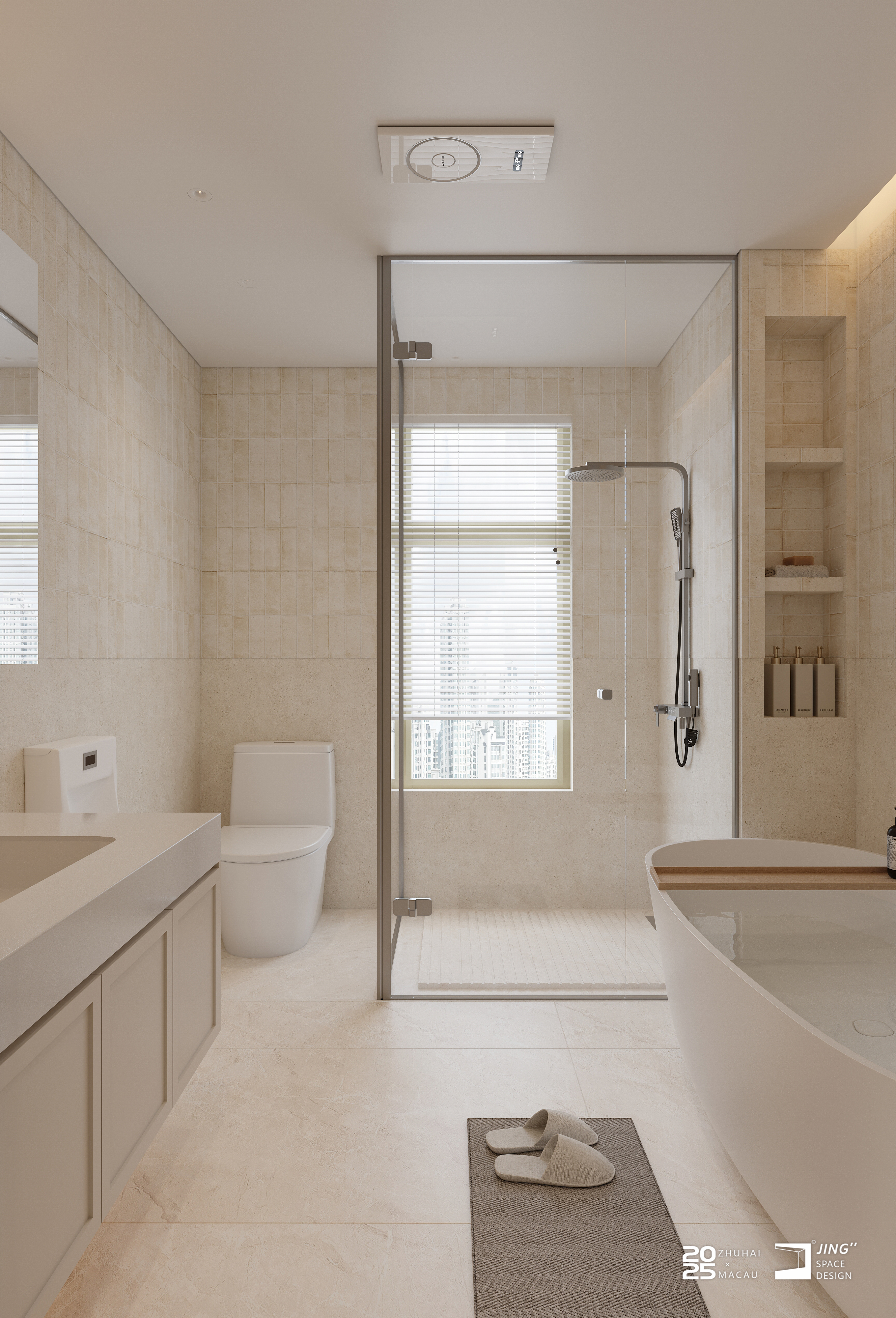 轻法式自然风大平层设计-23