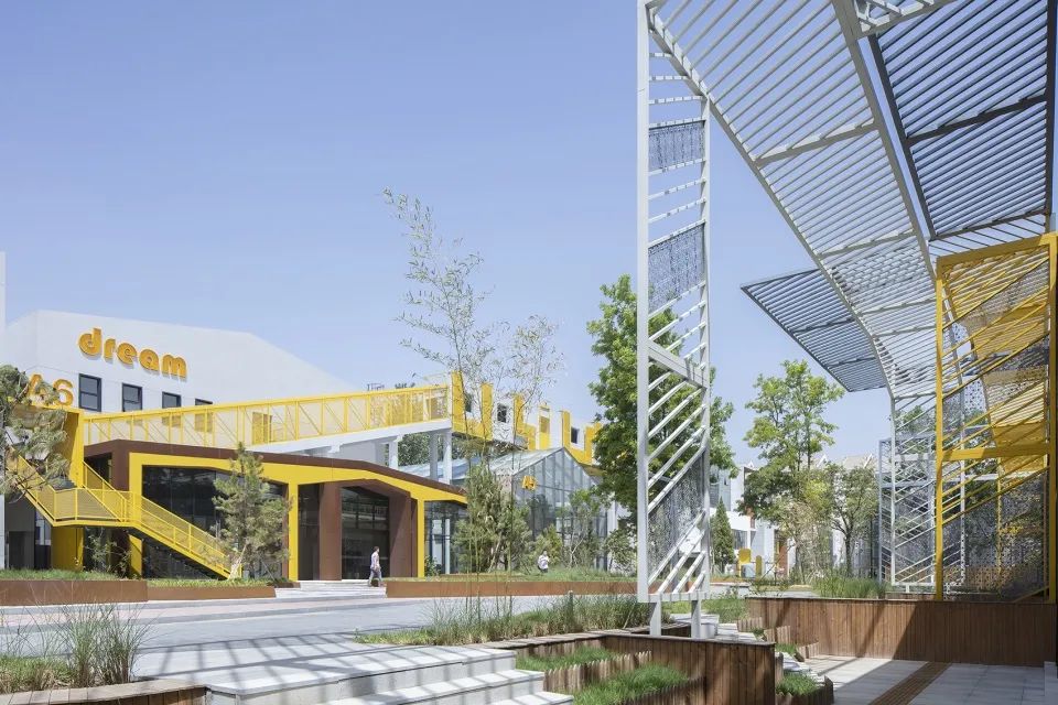 “织物构建”Fashion Factory创意工厂A庭院城市更新丨中国北京丨非静止建筑设计-6