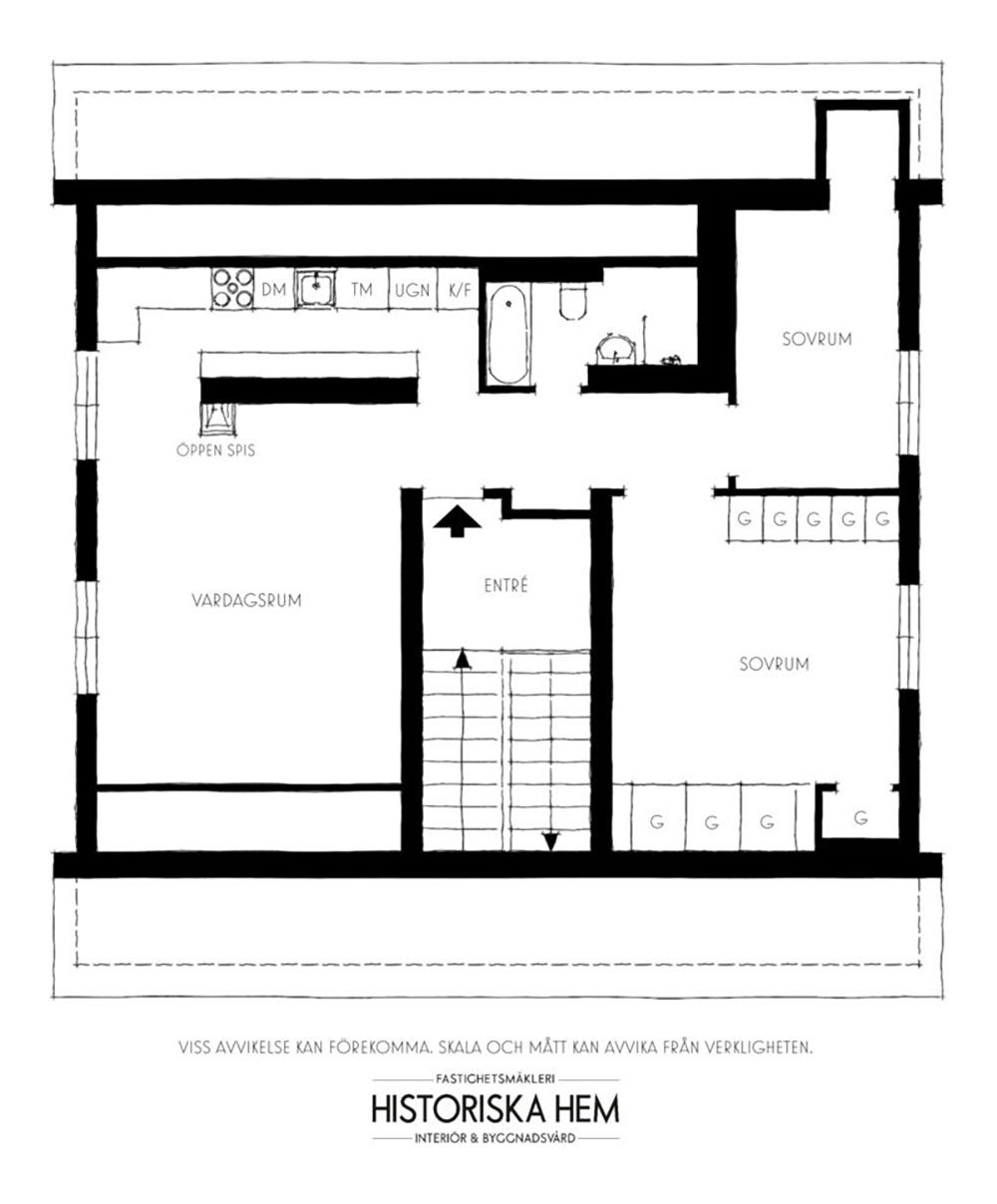 斯德哥尔摩郊区低预算时尚阁楼公寓-33