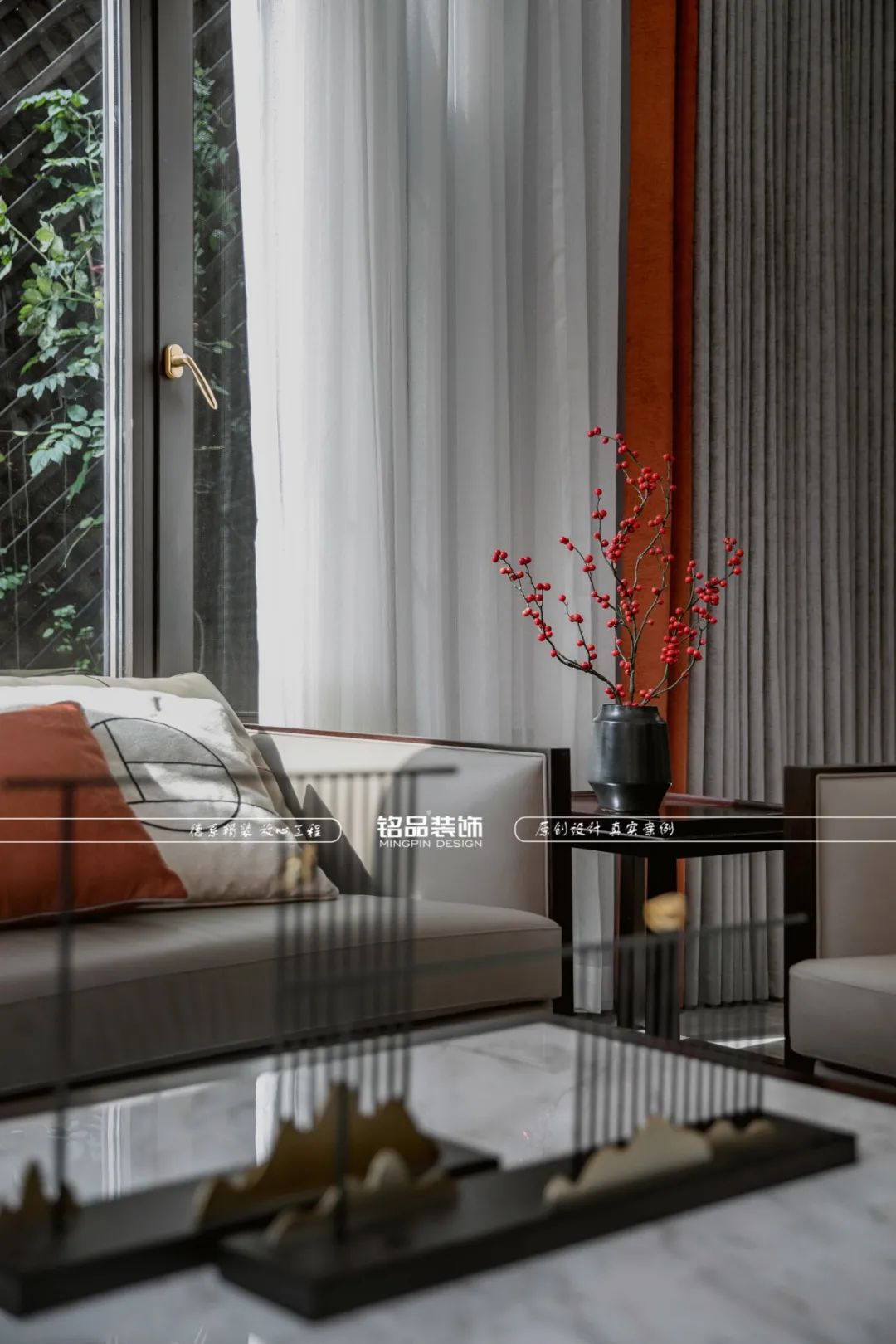 植物爱好者的天然氧吧 · 杭州 400㎡四层排屋新中式设计丨中国杭州丨铭品装饰-14