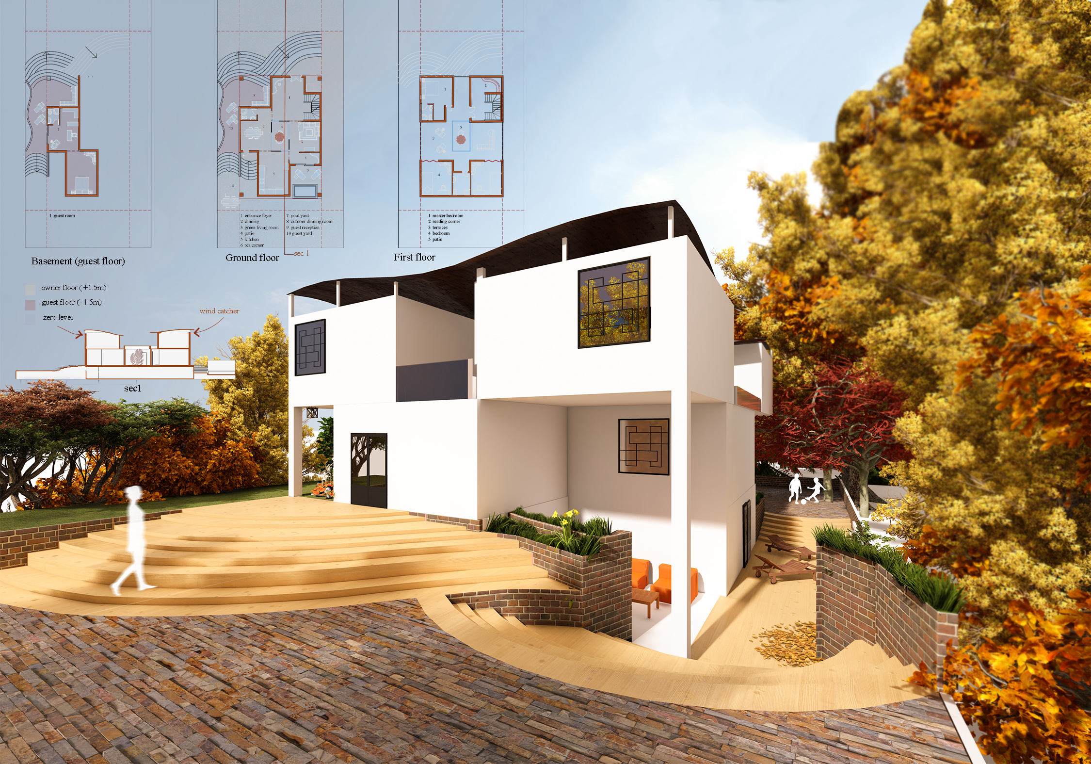 1 day sketch ( villa in china )-3