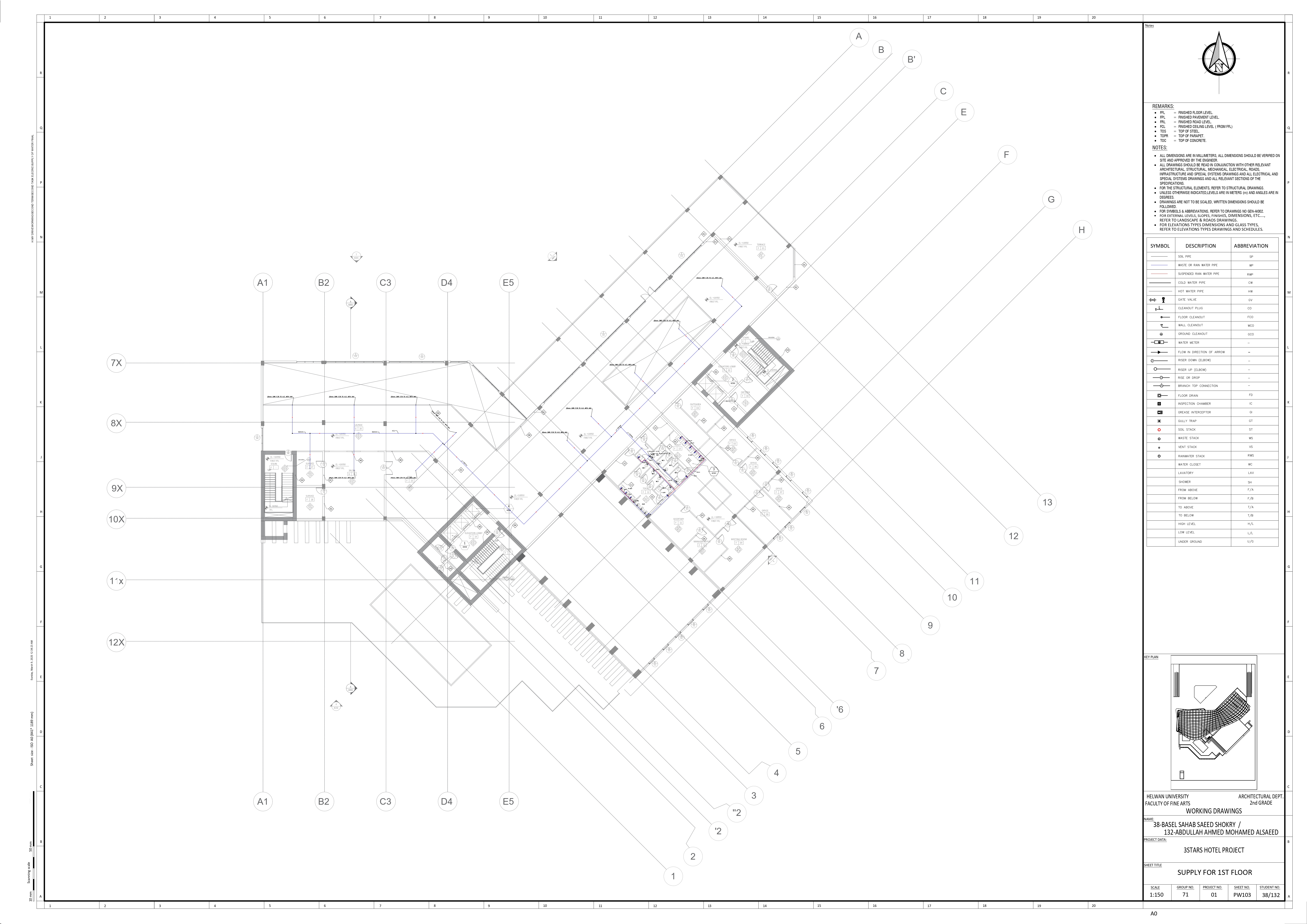 AquaVeil Hotel Working And Technical Insulation Drawing-34