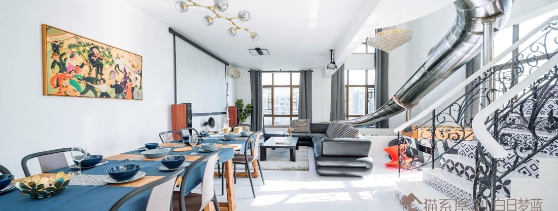 城市中心复式“游乐场” | 亲子空间设计与改造-9