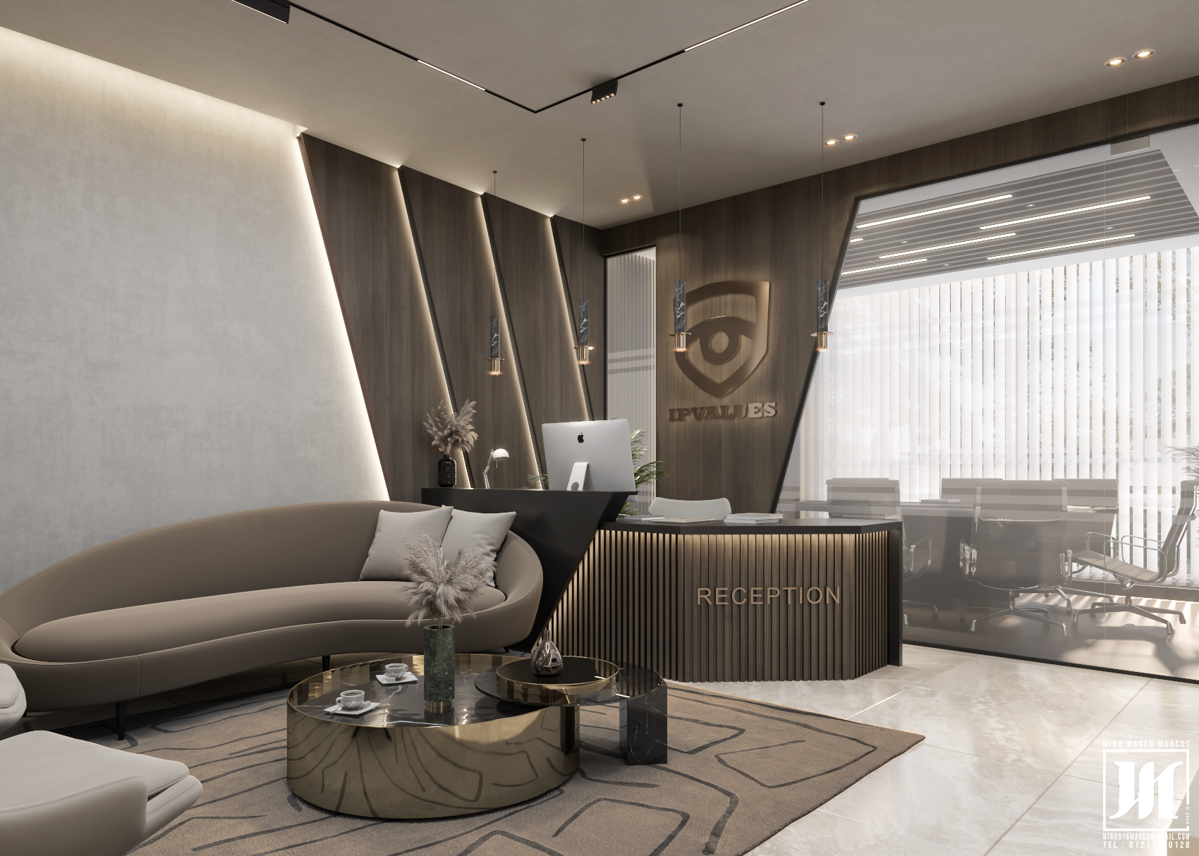 办公项目丨Arch. Mina Maged Morcos-16