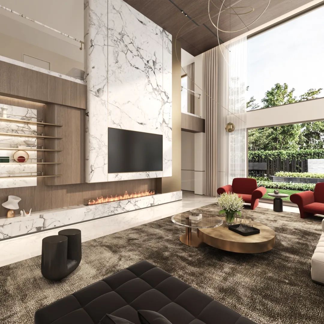 杭州富春江花苑奢华私人别墅豪宅 住宅设计丨中国杭州丨OTL 本体建筑空间设计-10