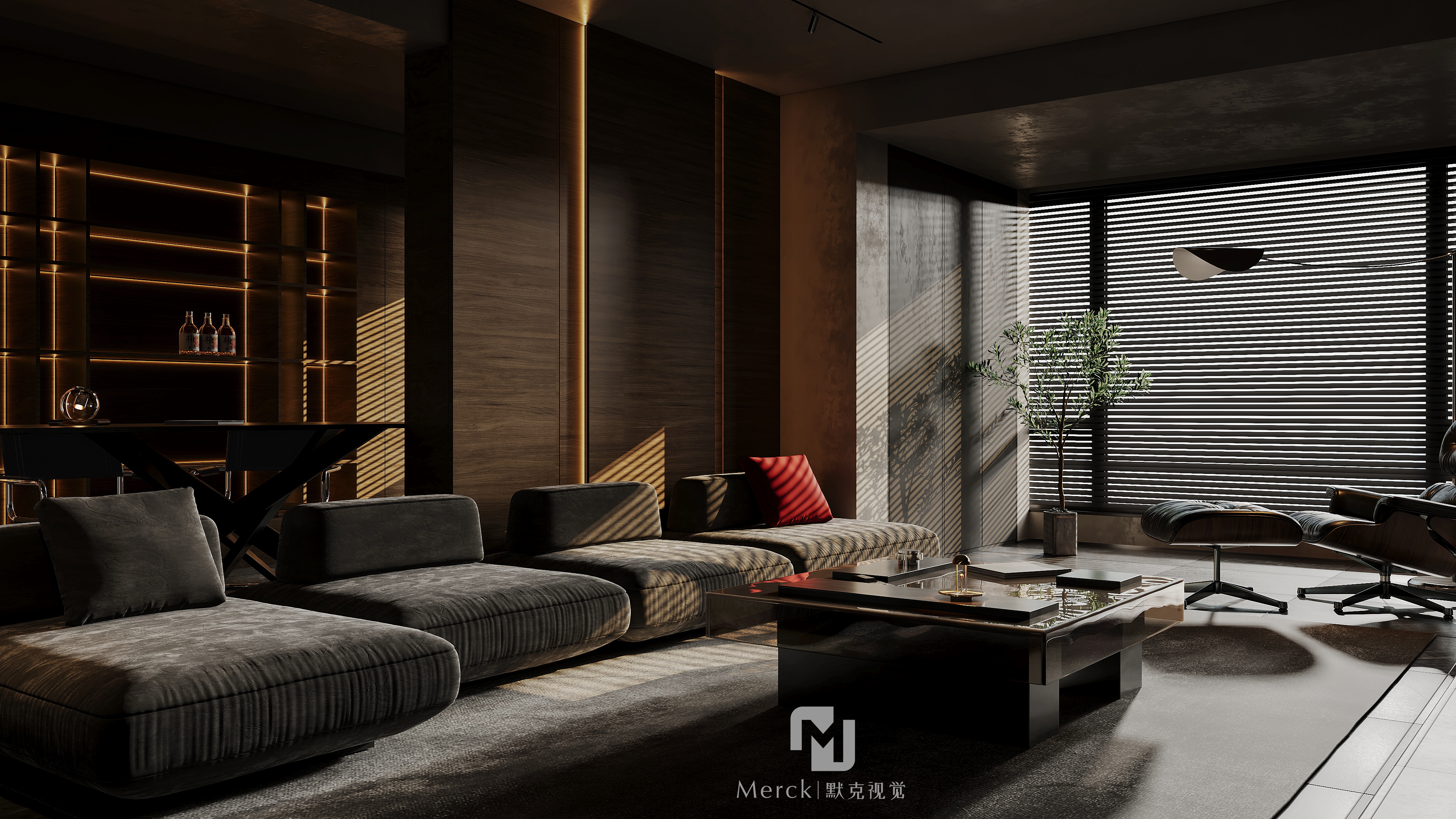 高冷暗黑系视觉设计丨中国南京丨Merck 默克视觉设计-3