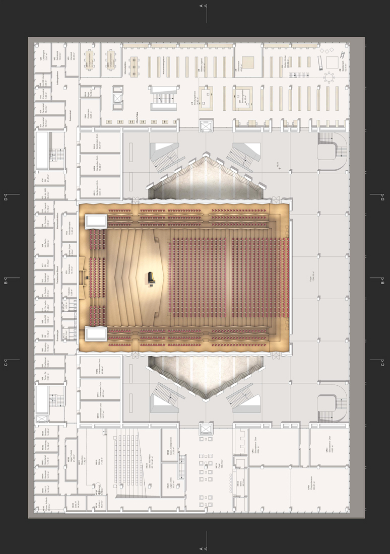 Kulturpalast,Dresden（德累斯顿文化宫殿）丨德国德累斯顿丨Jan Kleihues（扬·克莱休斯）-10