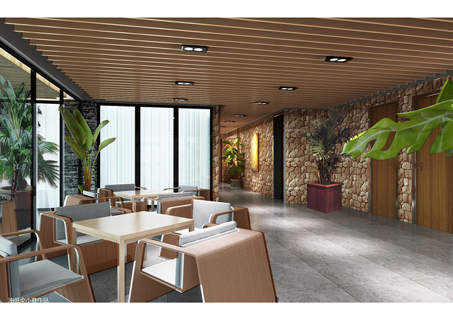 天城物业楼800平米办公空间装修案例-10