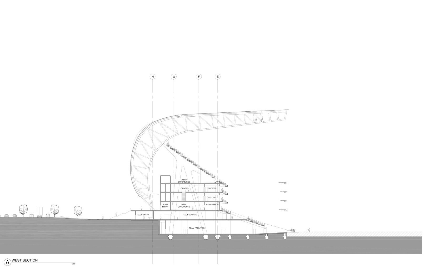 墨西哥 BBVA BANCOMER 体育场——钢铁之韵,历史之魂-47