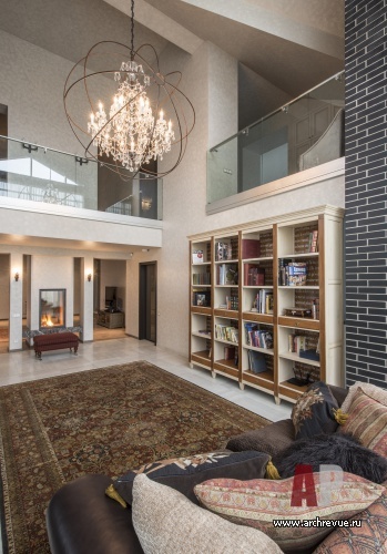 现代砖砌家庭住宅装饰项目丨俄罗斯莫斯科丨Маркос Юлия-15