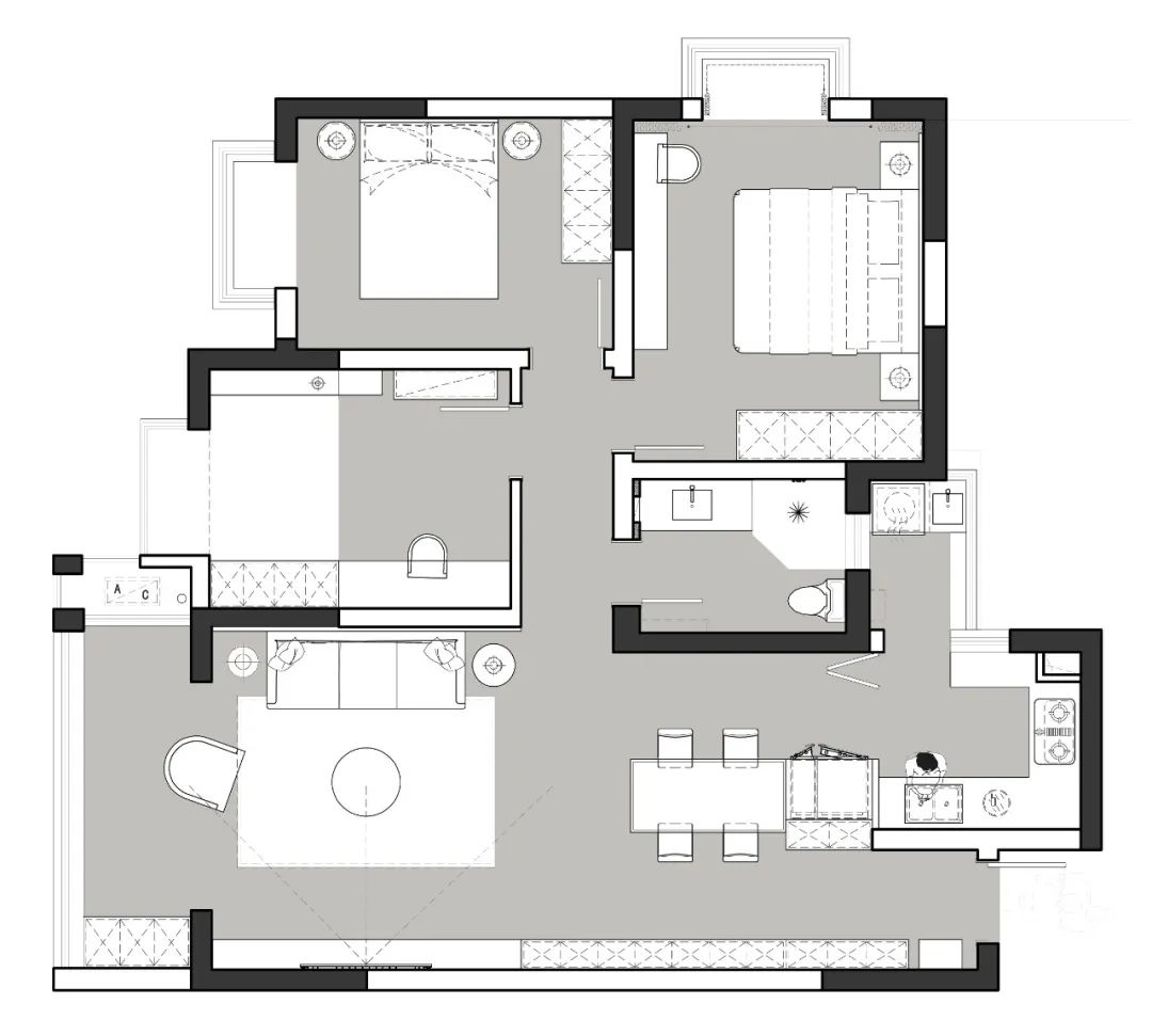 木盒 · 日式现代平层住宅设计丨中国成都丨予以设计-69
