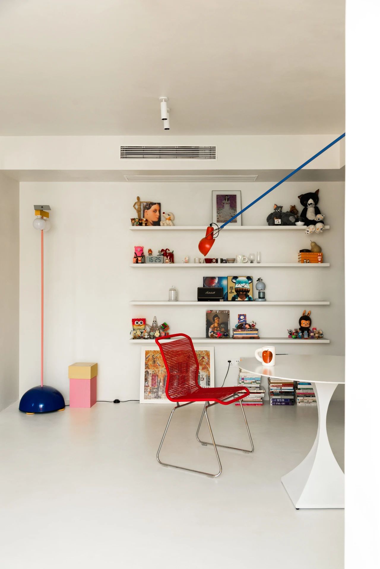 氧气空间 · 孟菲斯艺术元素注入现代独居女孩空间丨中国北京丨安之见舍空间设计事务所-21