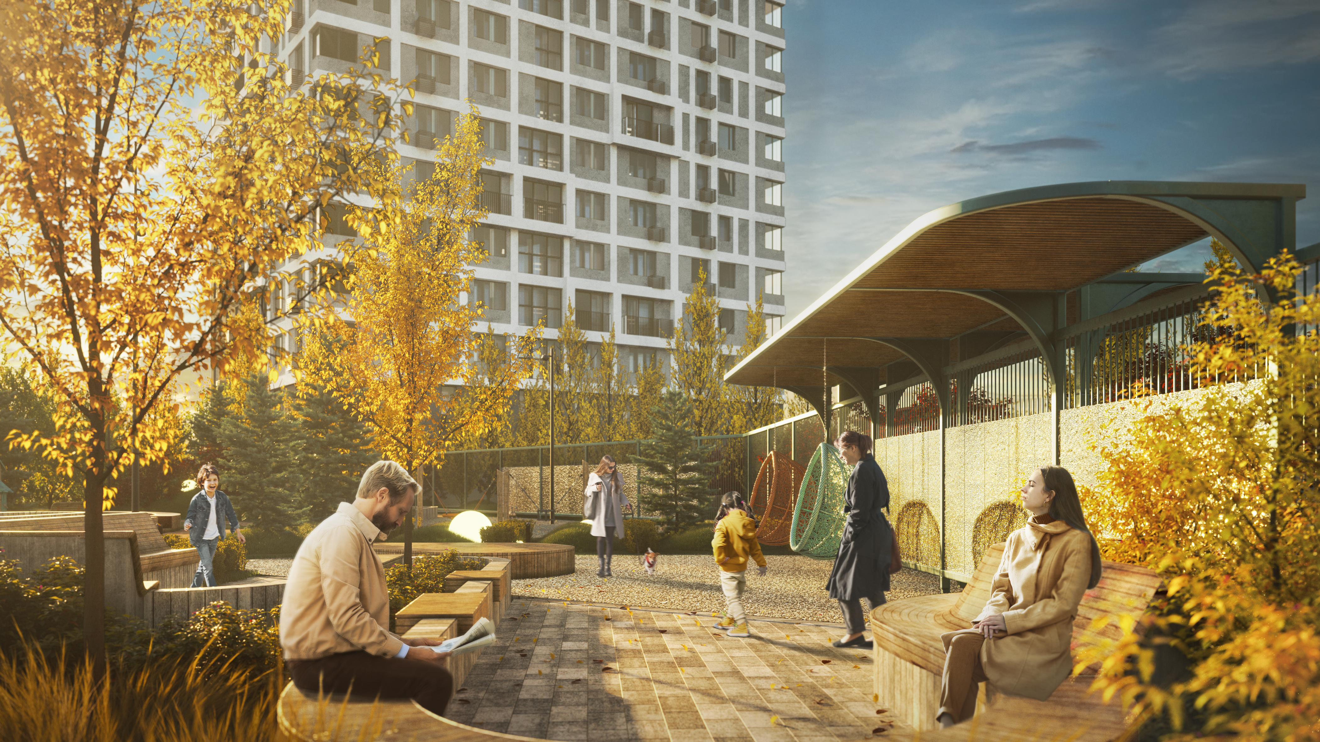 西伯利亚花园住宅景观设计丨俄罗斯-29