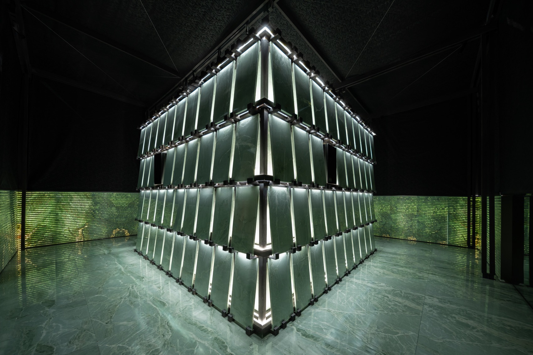 2025厦门人居设计生活节H1石材展厅丨中国厦门丨广州共生形态设计-44