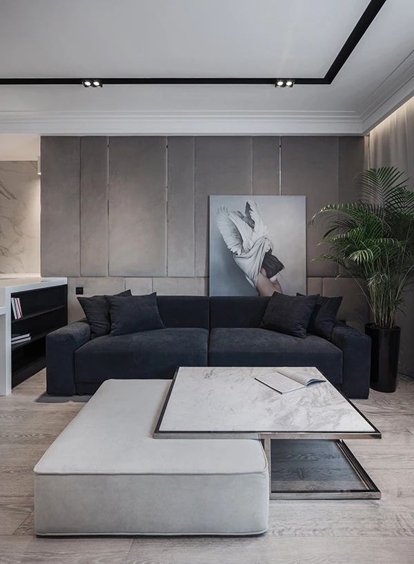 现代灰色家居设计丨乌克兰基辅丨时尚建筑师-16