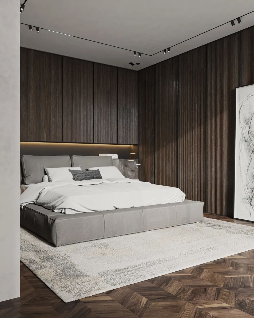 轻奢大平层 · 单身男士的温馨之家丨乌克兰基辅丨NOM BUREAU-19