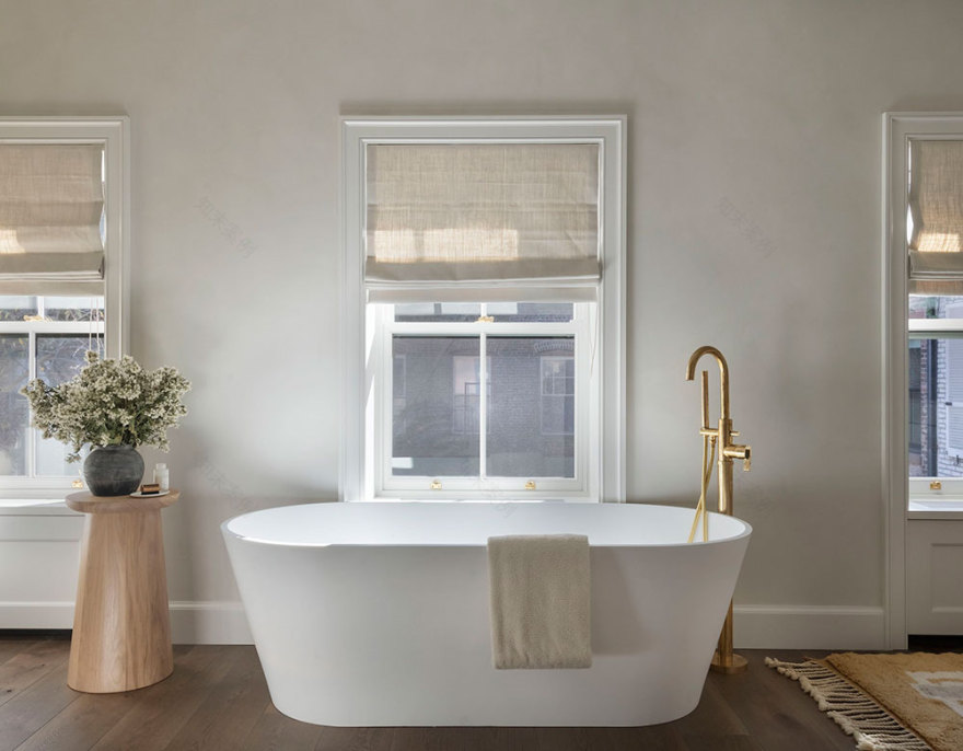 纽约西村历史悠久的褐石建筑的优雅改造-15