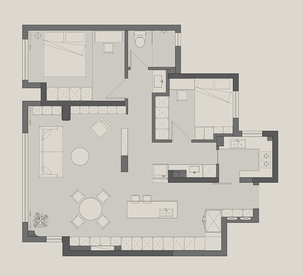 杭州奶油原木风私宅丨中国杭州丨辰佑设计-52