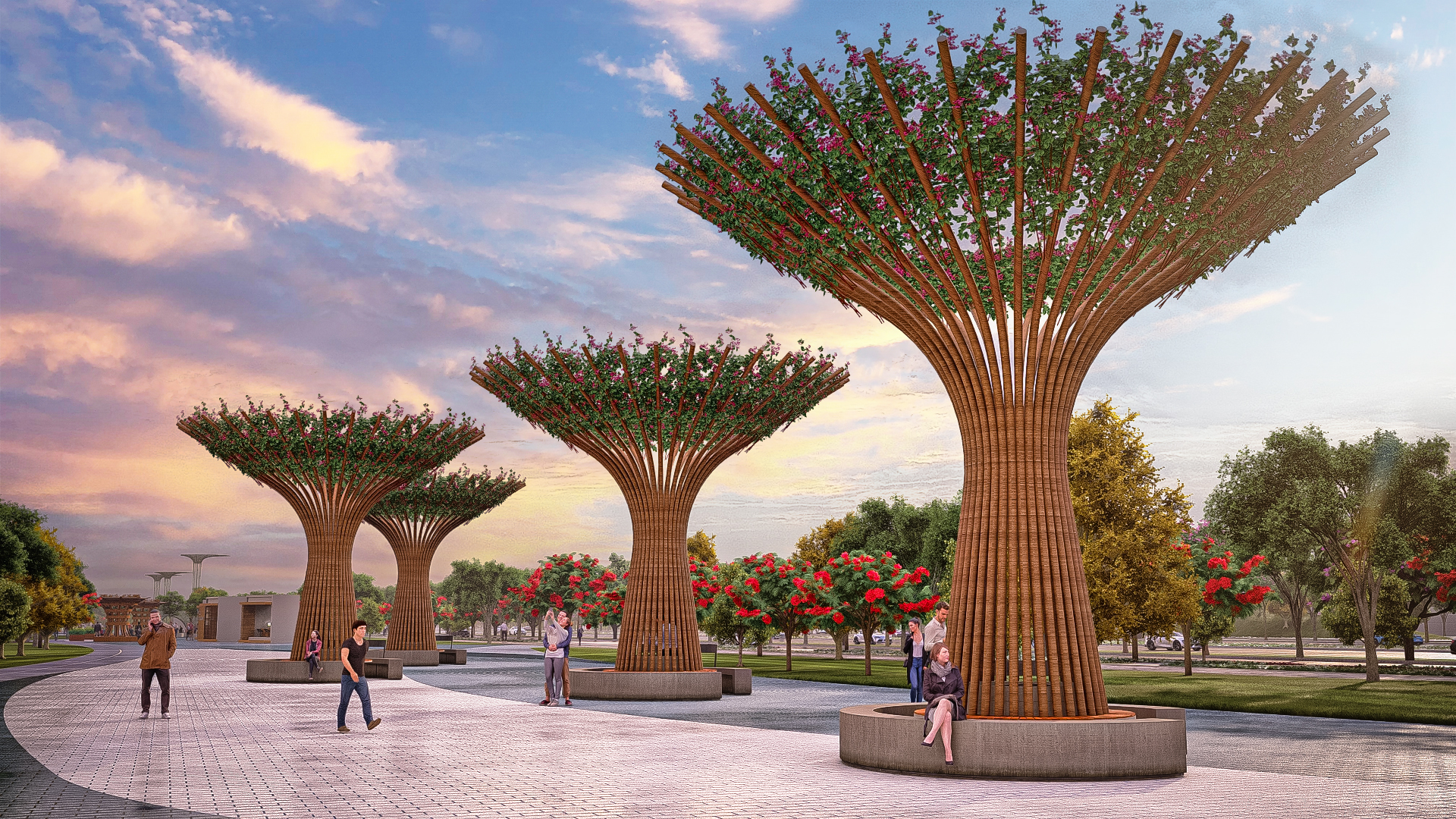 Main Road Streetscape Design in New Capital-6