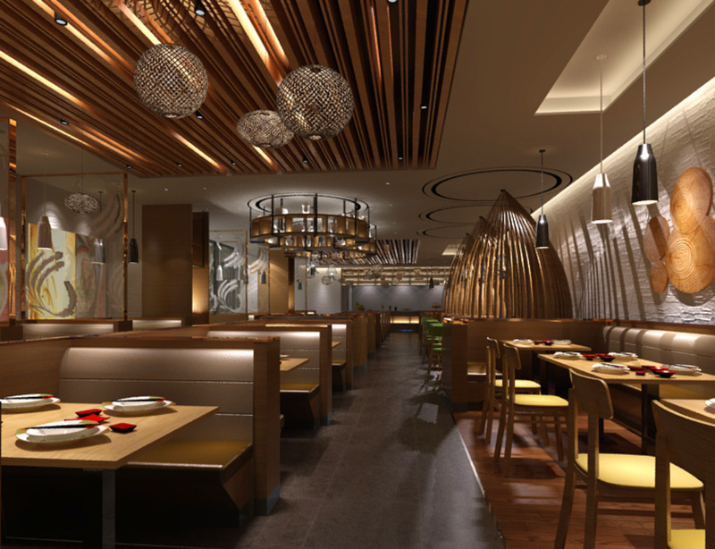 茶馆.茶楼设计案例效果图2-17