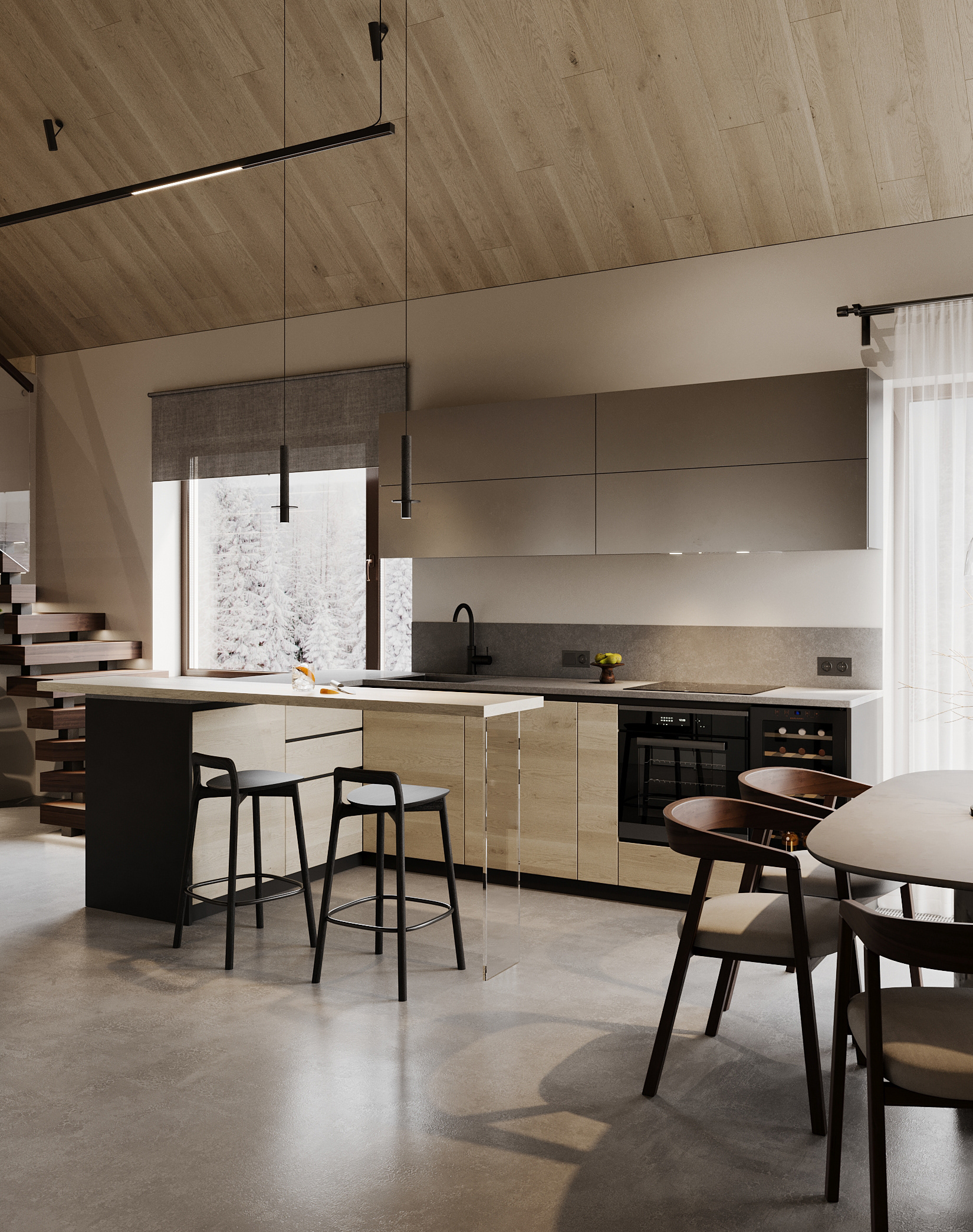 154平带阁楼空间设计 细节丰富！-4