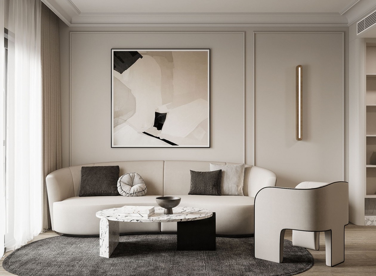 现代中性色系空间设计-0