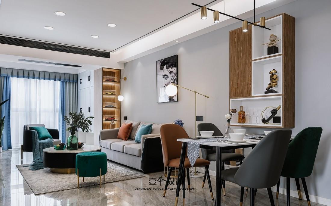 壹夲设计 | 平层住宅的现代时尚变身-27