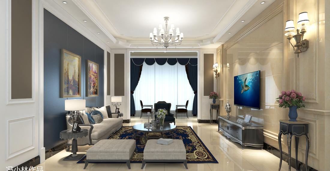 南通叠石桥简欧豪华别墅设计-6