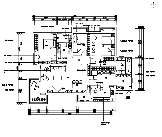 万柳怡水园 138㎡现代简约家居设计丨黎楠-32