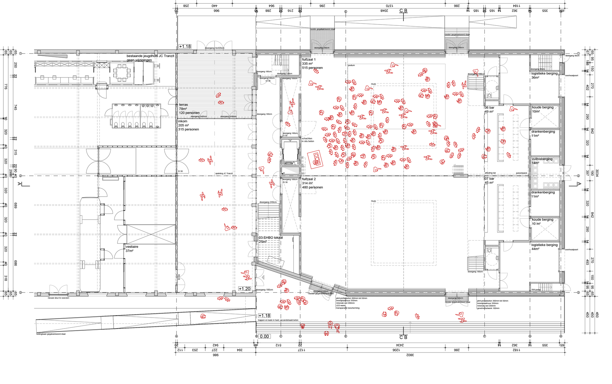 出发事件大厅丨比利时丨Barchitecten-47