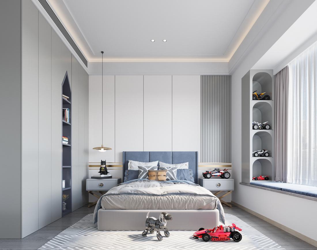 现代轻奢风格住宅设计-34