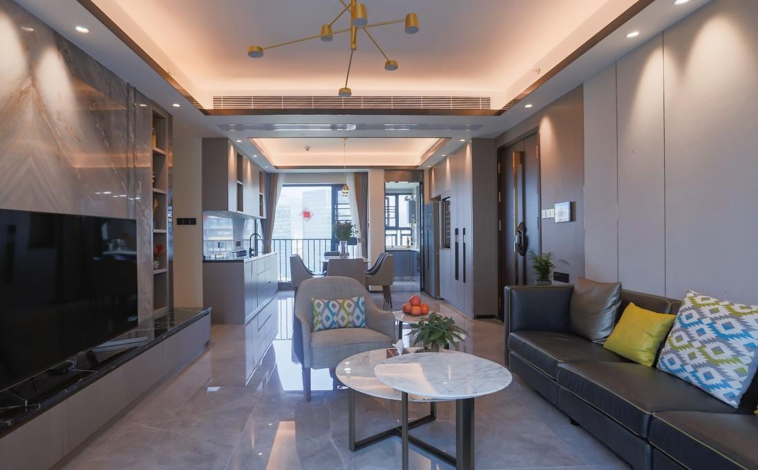 轻奢三居,心花上的舒适生活-5