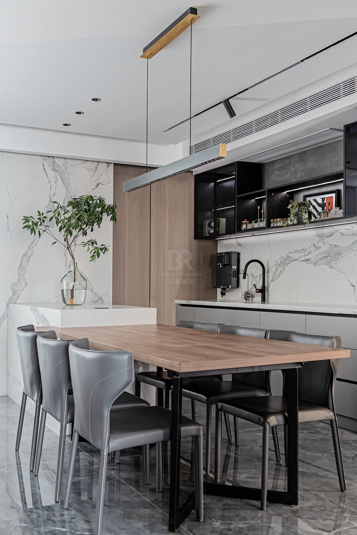 天阅嘉陵 150㎡现代风格家居丨重庆兄弟装饰公司-19