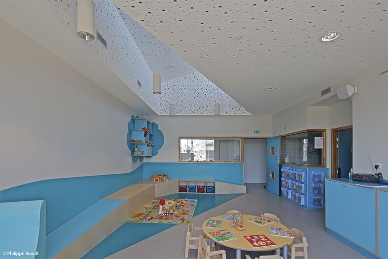 法国波泽尔校园建筑,融合教育、运动与休闲-13