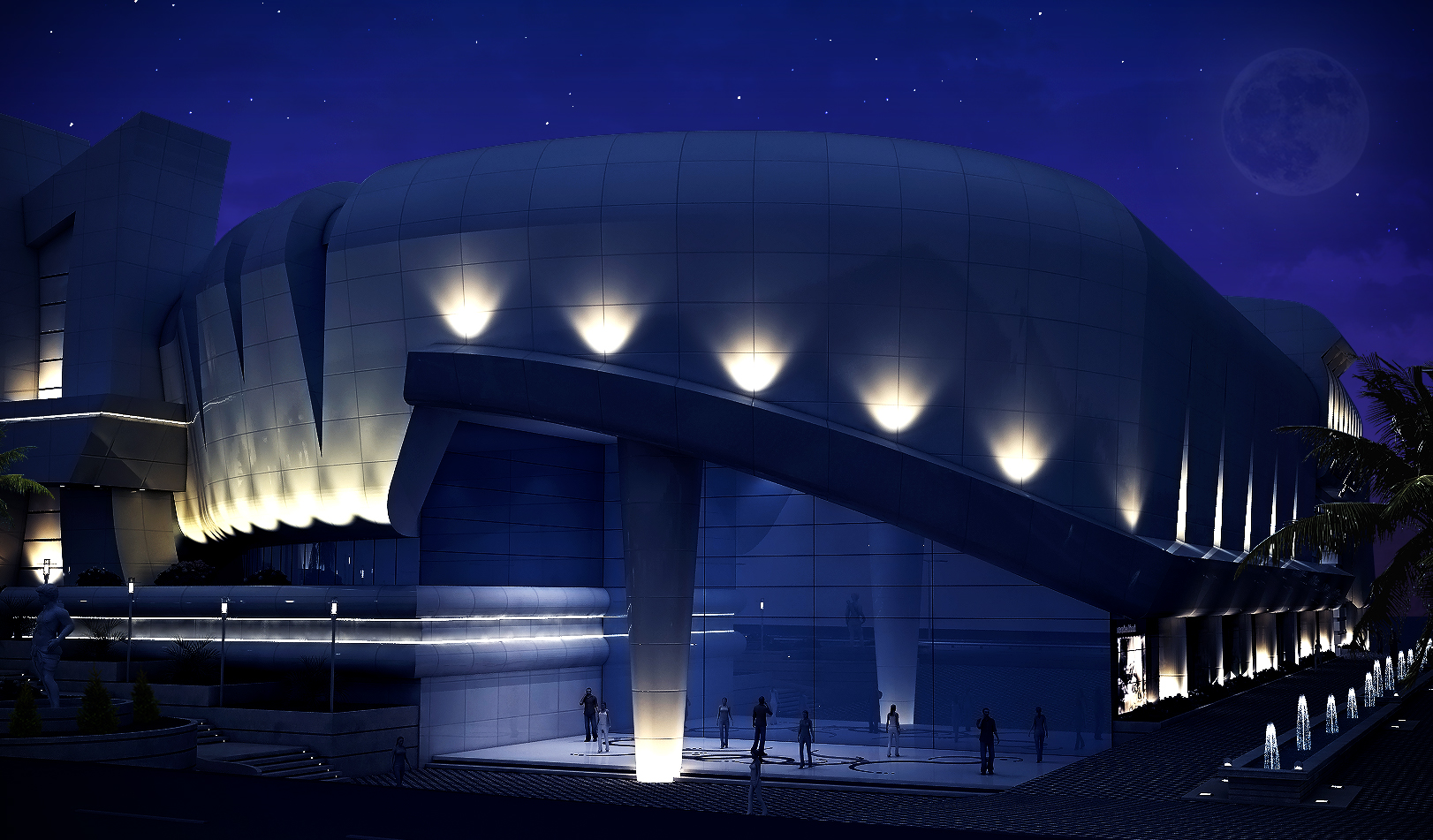 30 万至 50 万平方米的购物商场设计-10