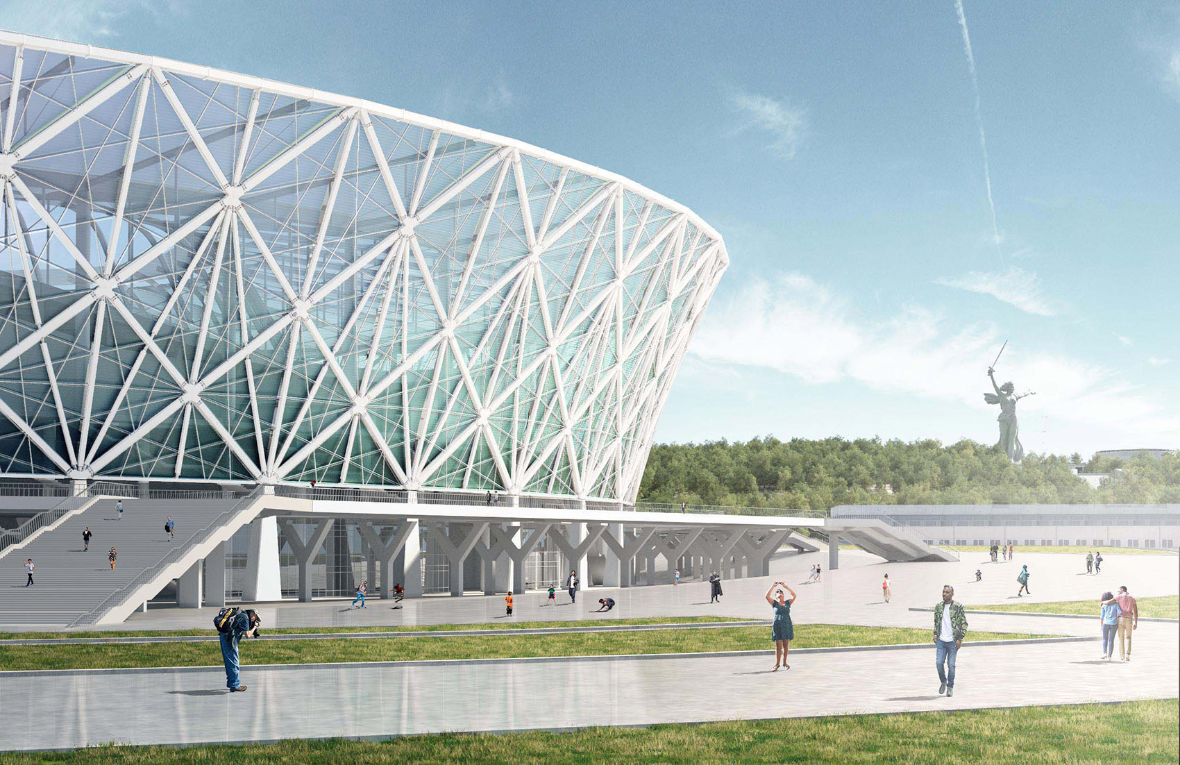 伏尔加格勒体育场，俄罗斯 / PI ARENA-75