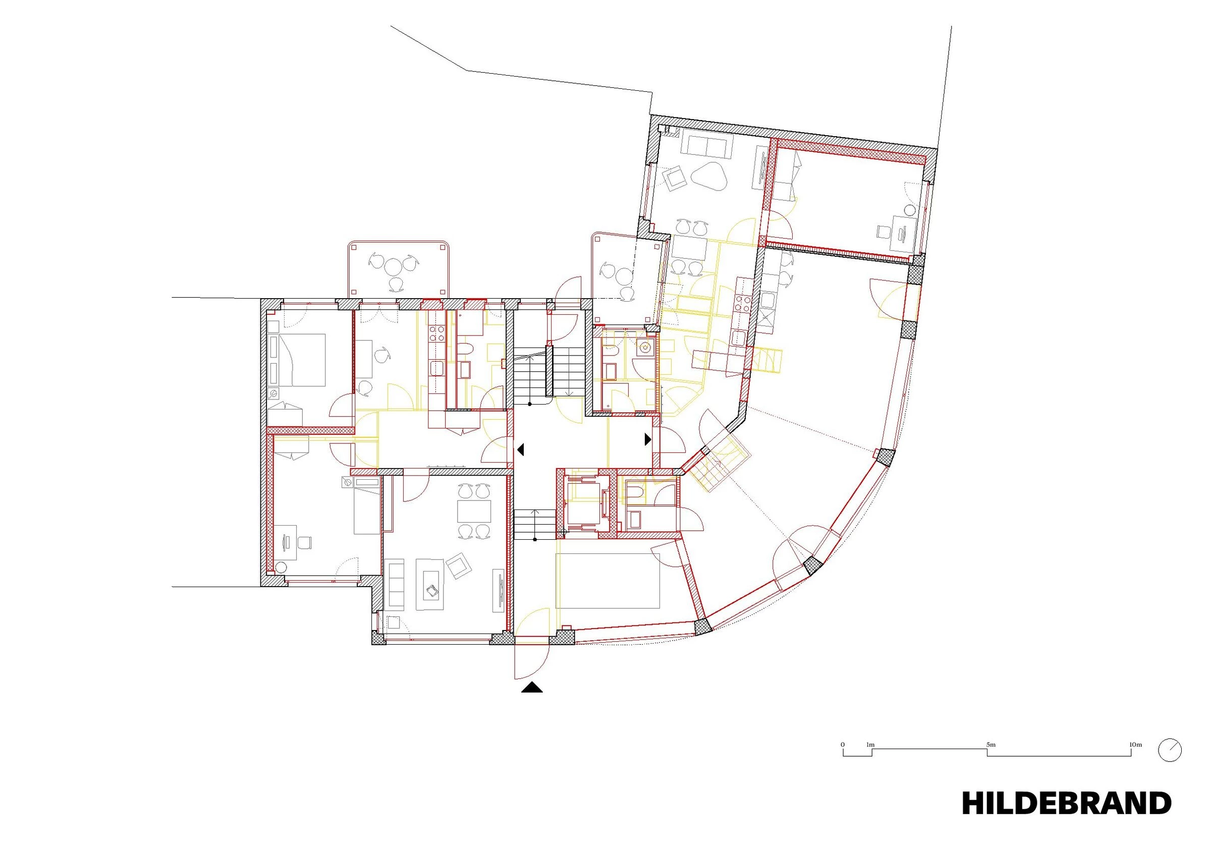 瑞士木质高层公寓改造丨瑞士苏黎世丨HILDEBRAND-23