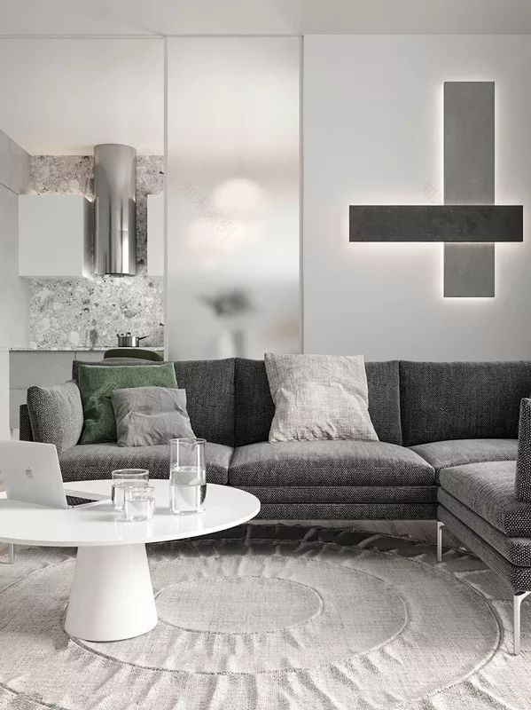 自然绿++ 白色,打造奢华空间设计-45