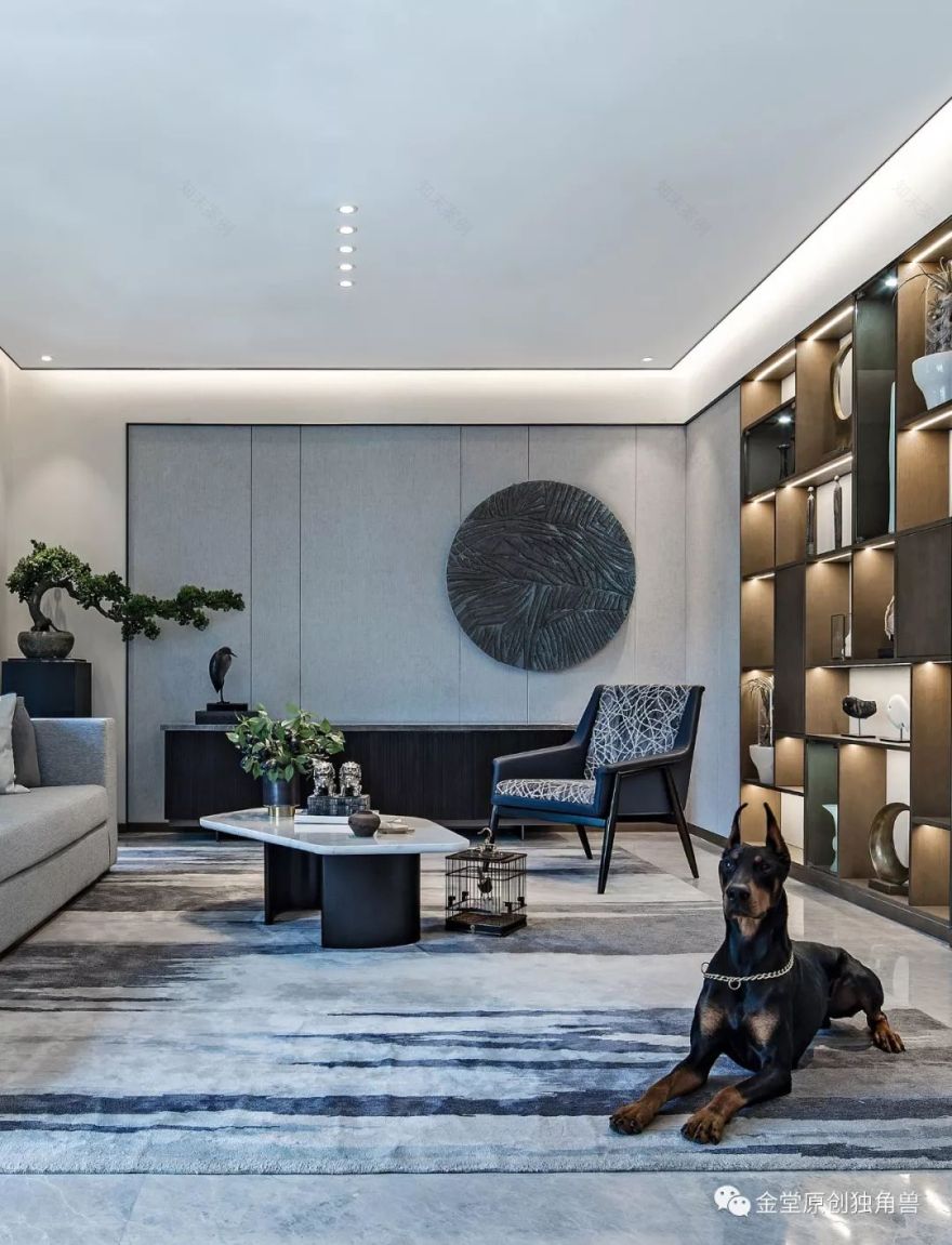 达文设计 | 杭州融创东麟府别墅,简美东方的诗意日常-18