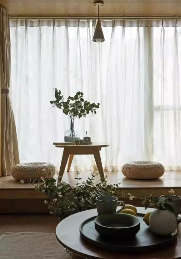 56㎡北欧风一居室,阳台榻榻米、客厅书桌,空间利用到极致!-19