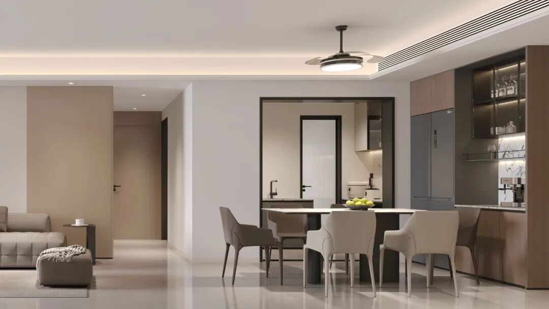 134㎡广州四口之家，巨巨巨温馨的大平层，这套极简原木风直接封神！-221