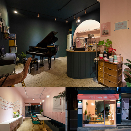 色彩点睛，打造温馨咖啡馆与钢琴学院-1